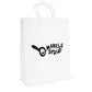 Brunswick Large White Paper Bag Black and White London®