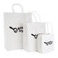 Brunswick Large White Paper Bag Black and White London®