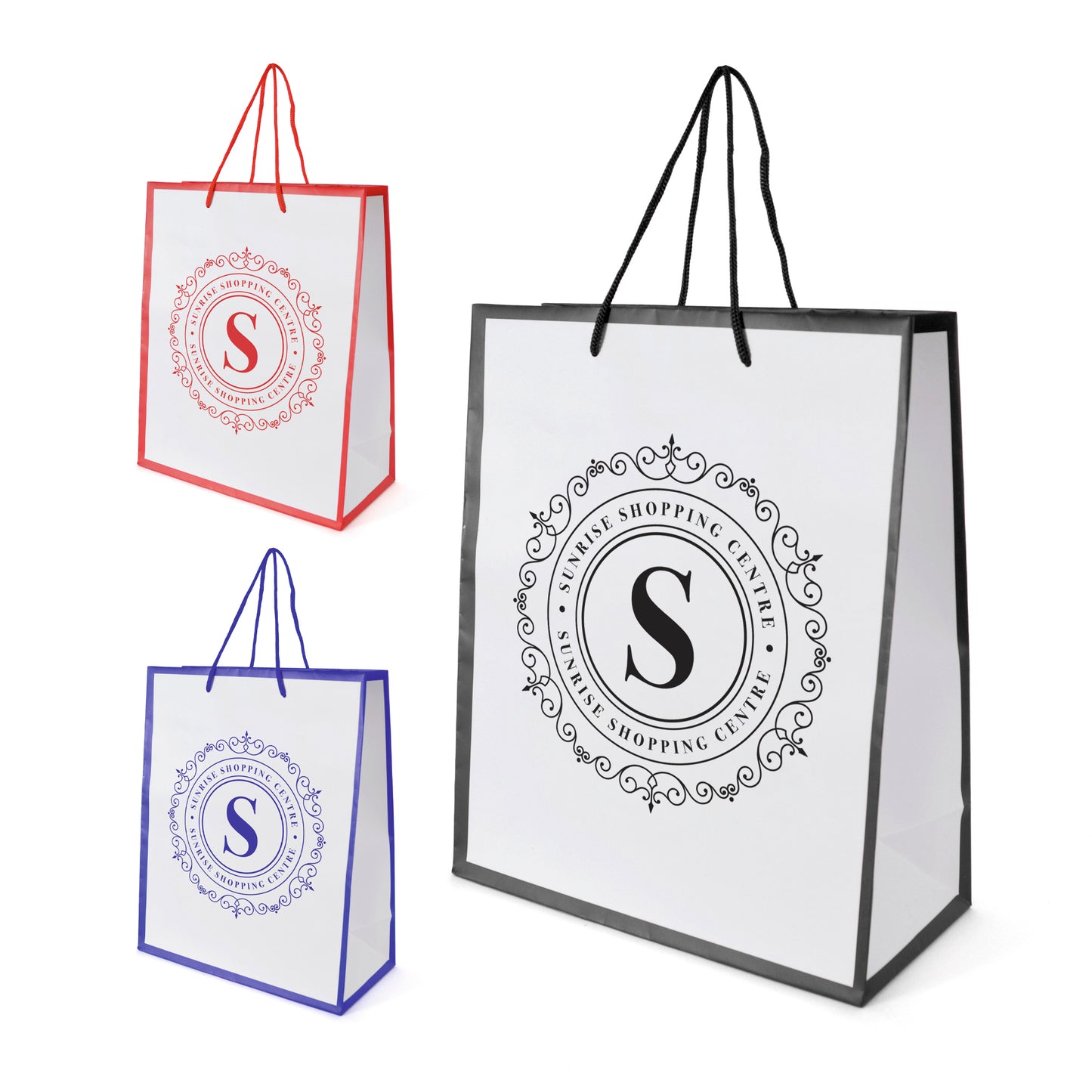 Newquay Paper Bag Paper & Carrier Bags Black and White London