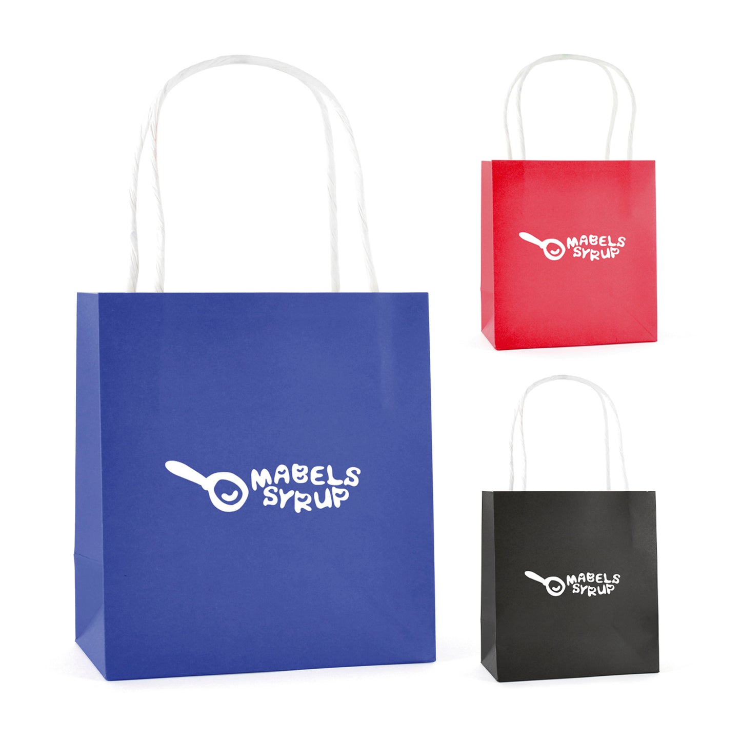 Brunswick Small Coloured Paper Bag Black and White London®