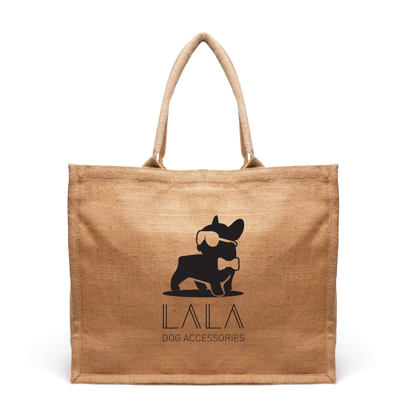 Large Natural Burton Shopper Black and White London®