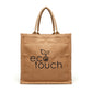 Medium Natural Burton Shopper Black and White London®
