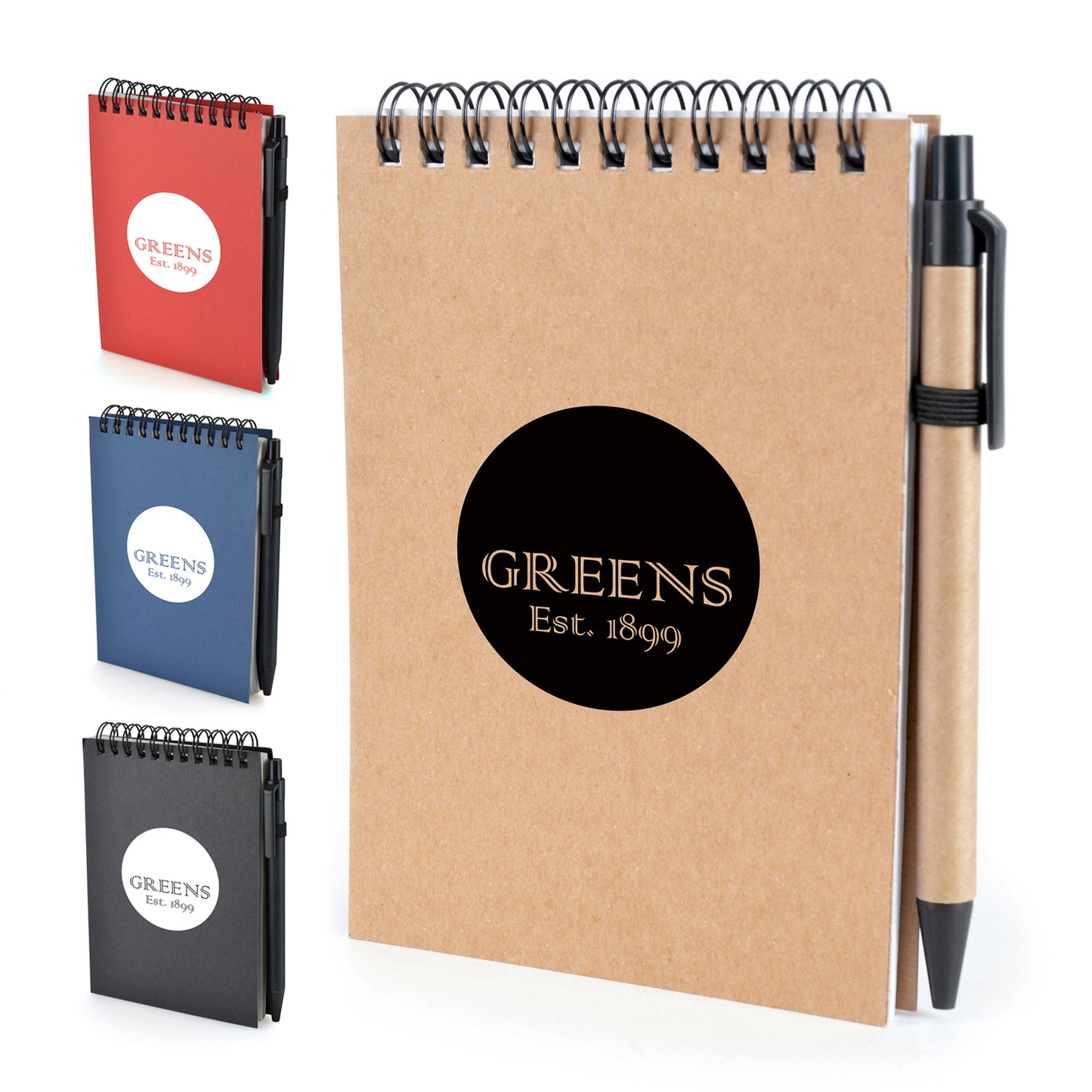 A6 Intimo Recycled Flip Jotter Black and White London®