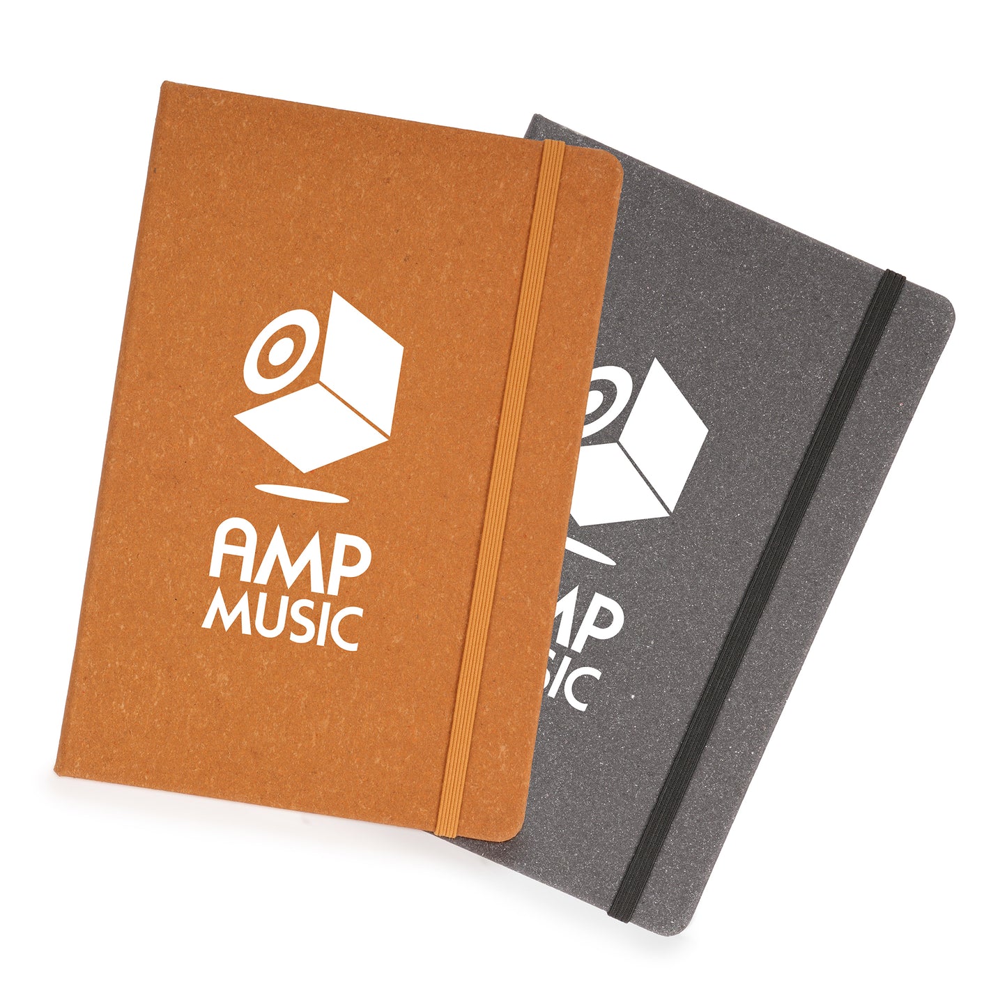 A5 Hardcover Leather Notebook Black and White London®