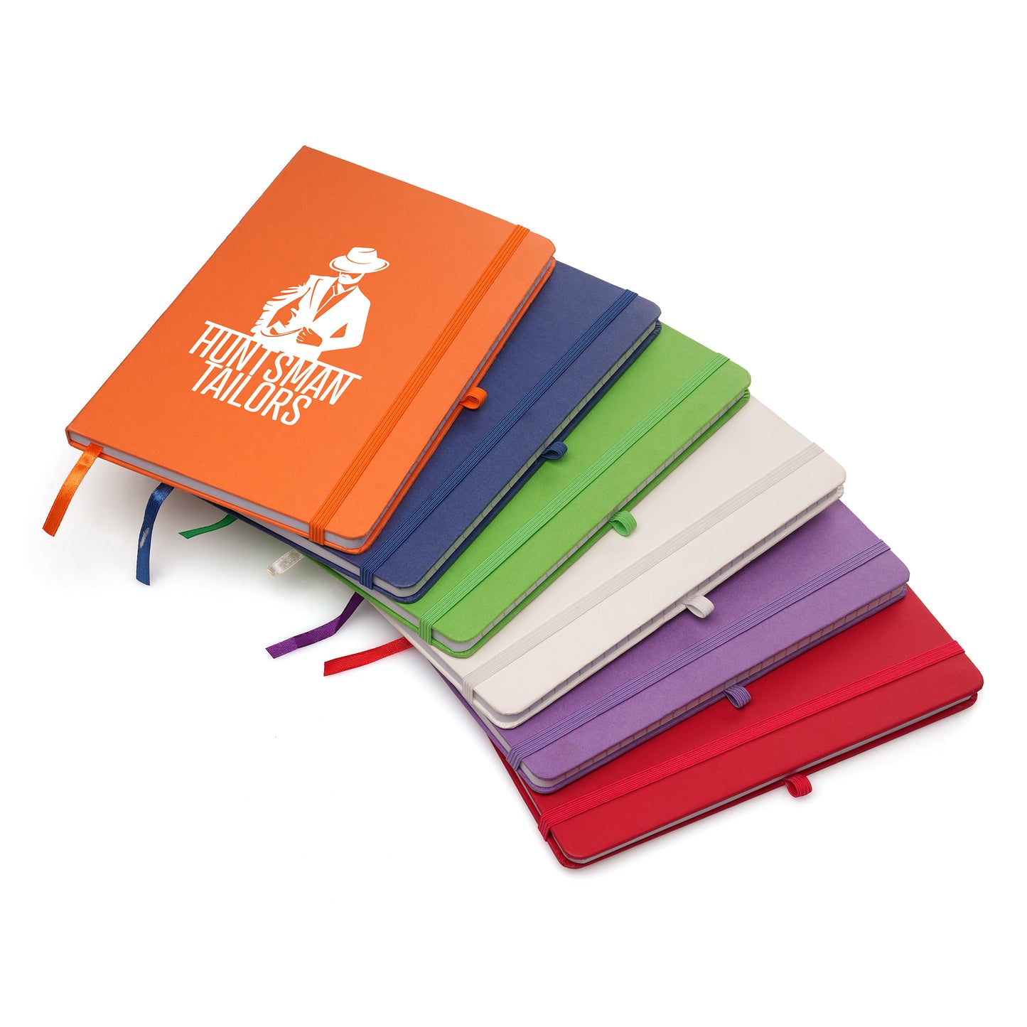 A5 Coloured Nebraska Recycled Notebook Black and White London®