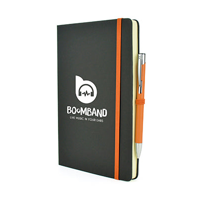 A5 Black Mole Notebook Black and White London®