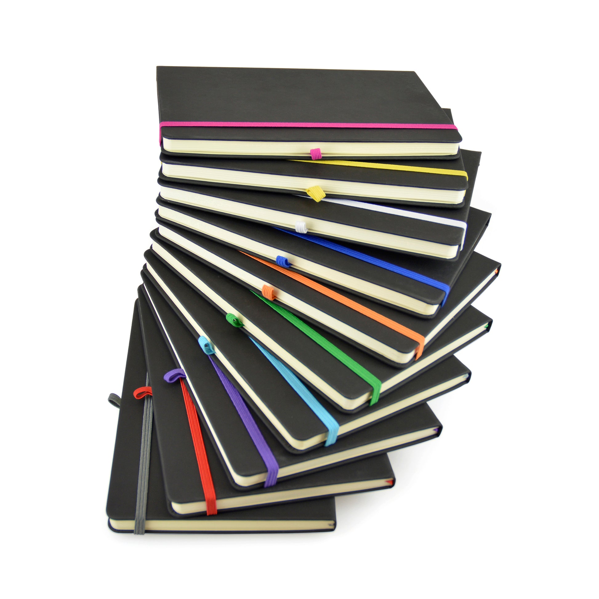 A5 Black Mole Notebook Black and White London®