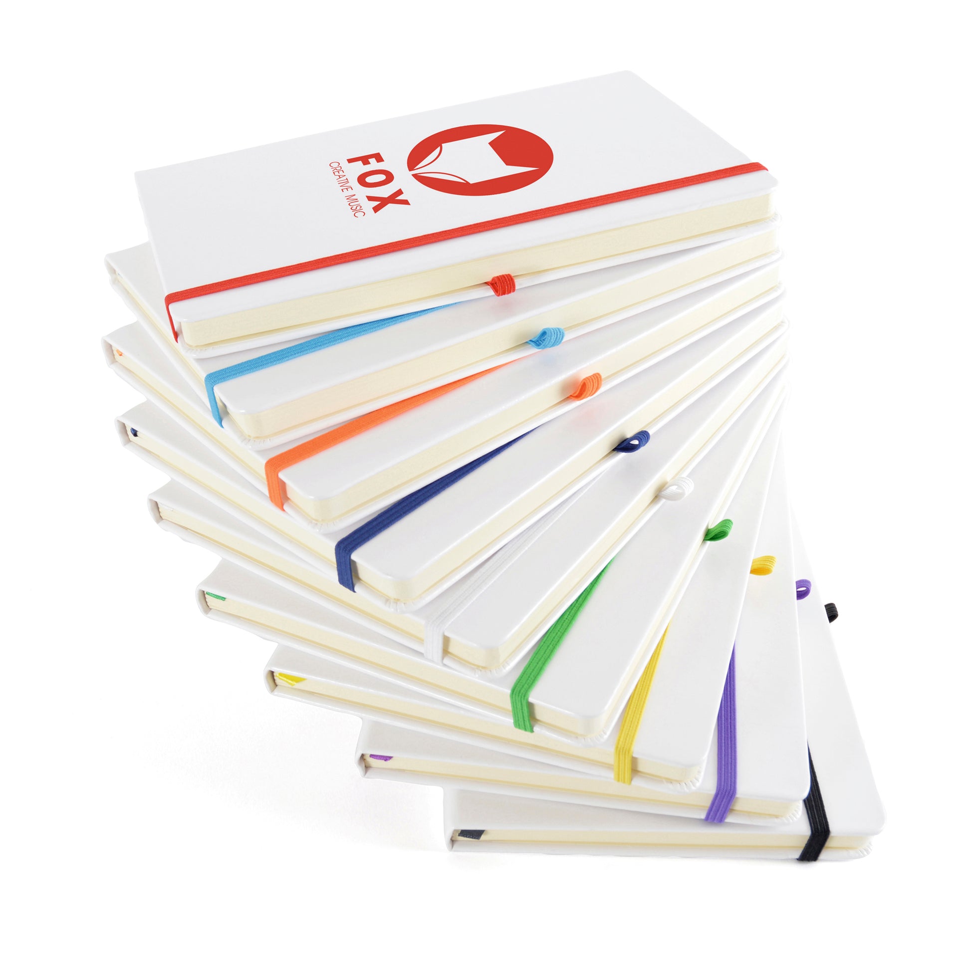A5 White Mole Notebook Black and White London®