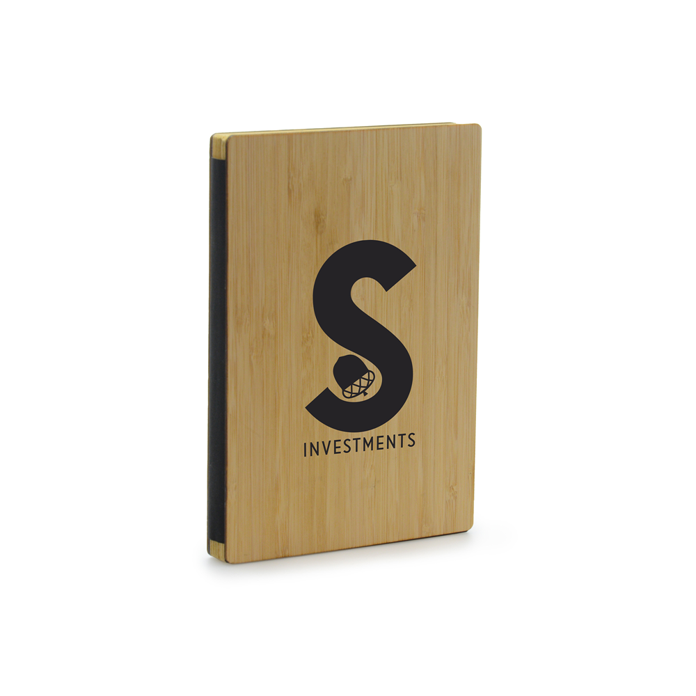 B6 Bamboo Notebook Black and White London®