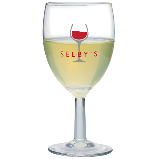 Savoie Wine Glass 350ml Glassware Black and White London