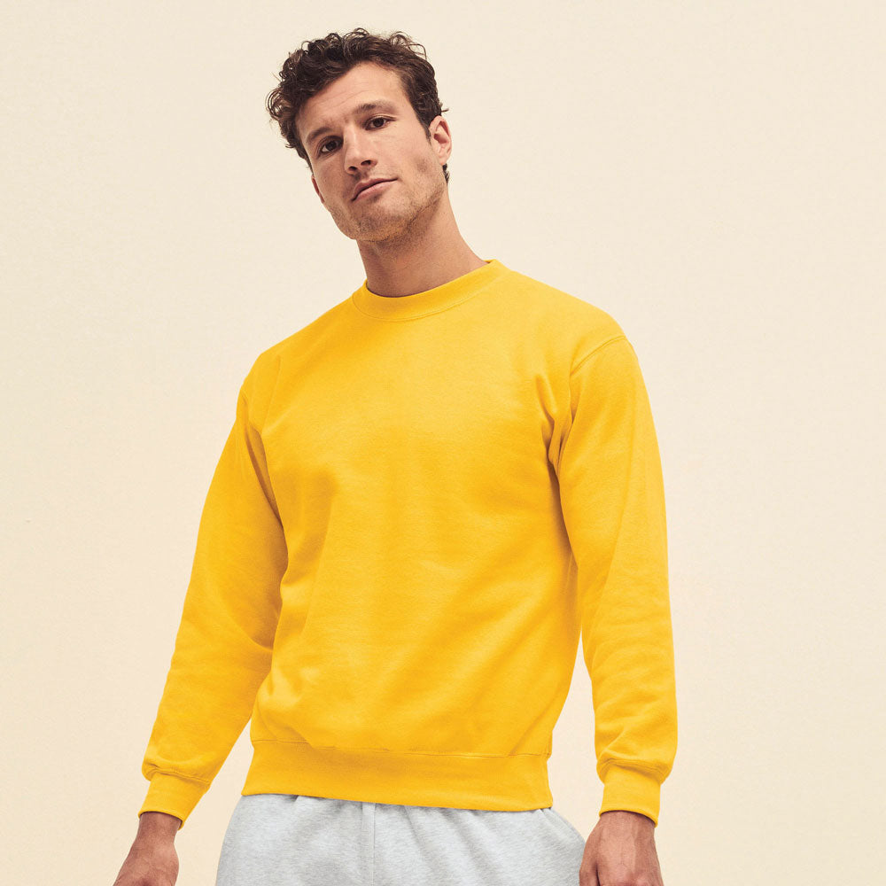 Classic Cotton & Polyester Value Sweatshirt Black and White London