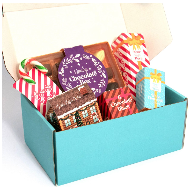 Winter Warmer Midi Gift Box  Black and White London