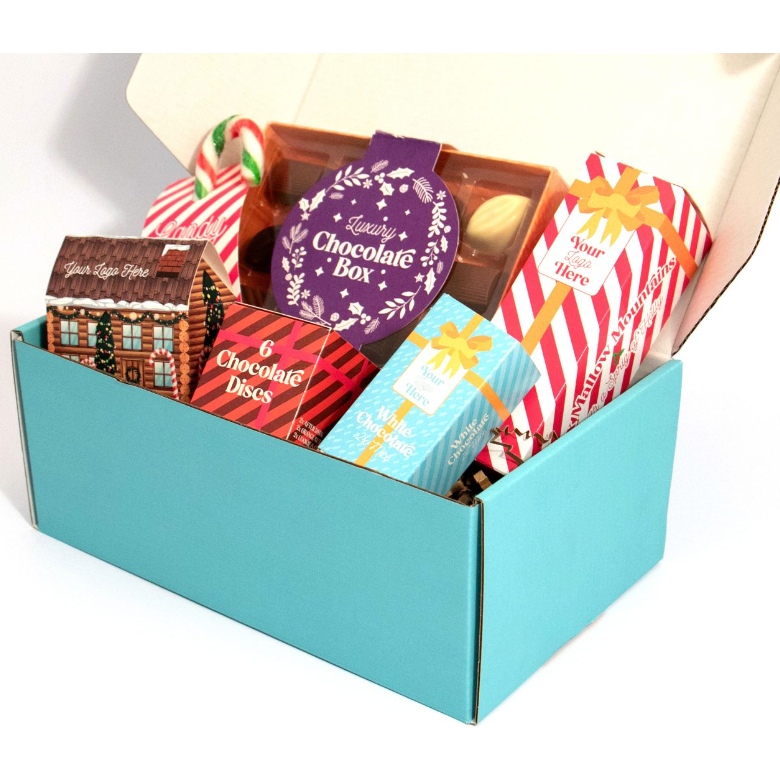 Winter Warmer Midi Gift Box  Black and White London