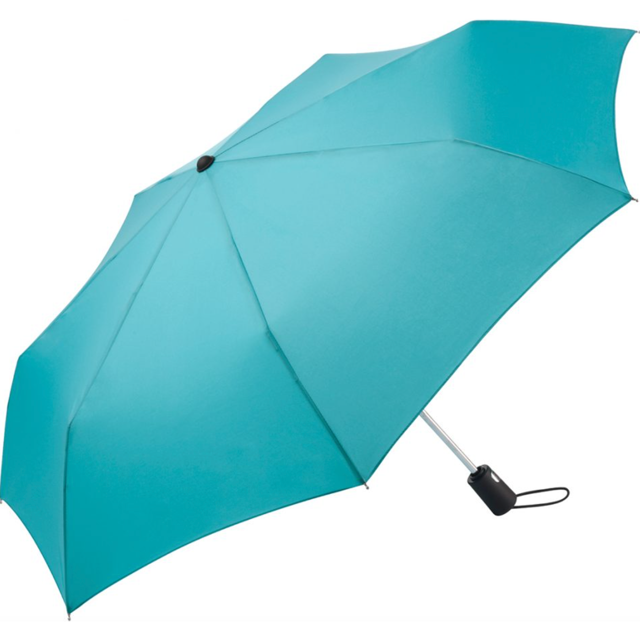 FARE Automatic Storm Proof Mini Foldable Telescopic Umbrella  Black and White London