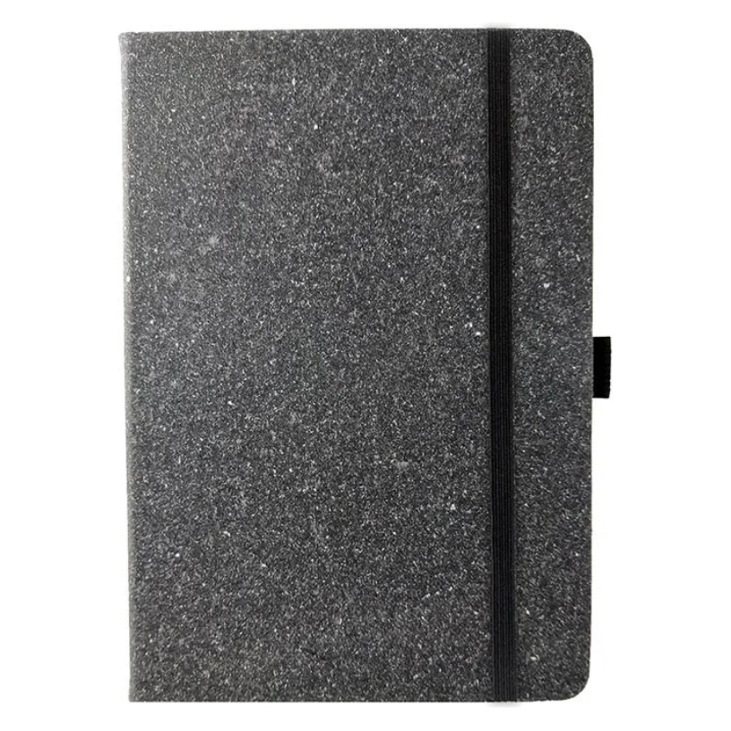 Albany Recycled Leather Notebook with Hard Cover Notebooks   