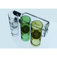 Upcycled Wine Bottle Glass Glassware Black and White London