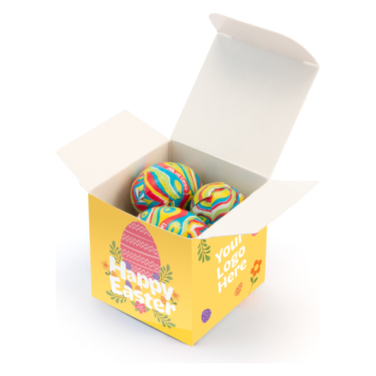 Eco Maxi Cube -  Easter Cream 'n Crunch Eggs  Black and White London