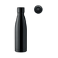 Vacuum Bottle with LED Thermometer Lid  Black and White London