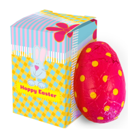 Dinky Promotional Hollow Milk Chocolate Egg  Black and White London