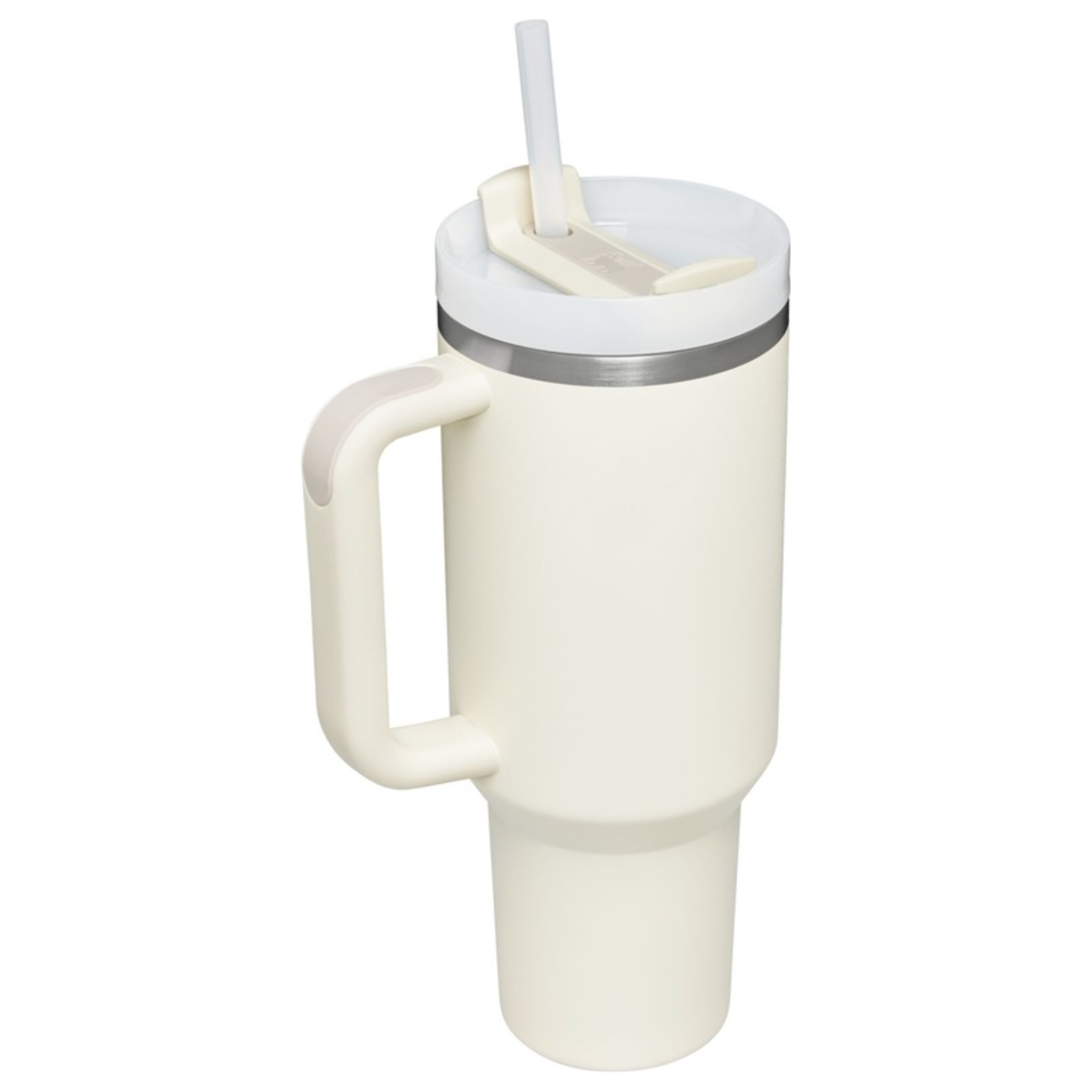 Custom Official Stanley Quencher H2.0 FlowState™ in Cream Travel Mugs & Bottles Black and White London