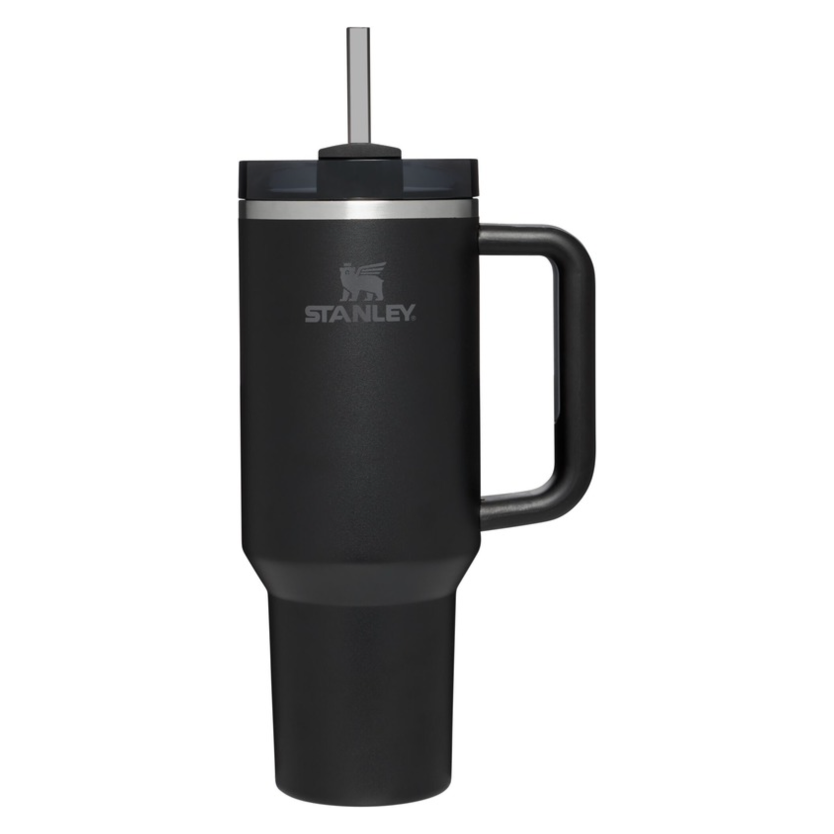 Custom Official Stanley Quencher H2.0 FlowState™ in Black Travel Mugs & Bottles Black and White London