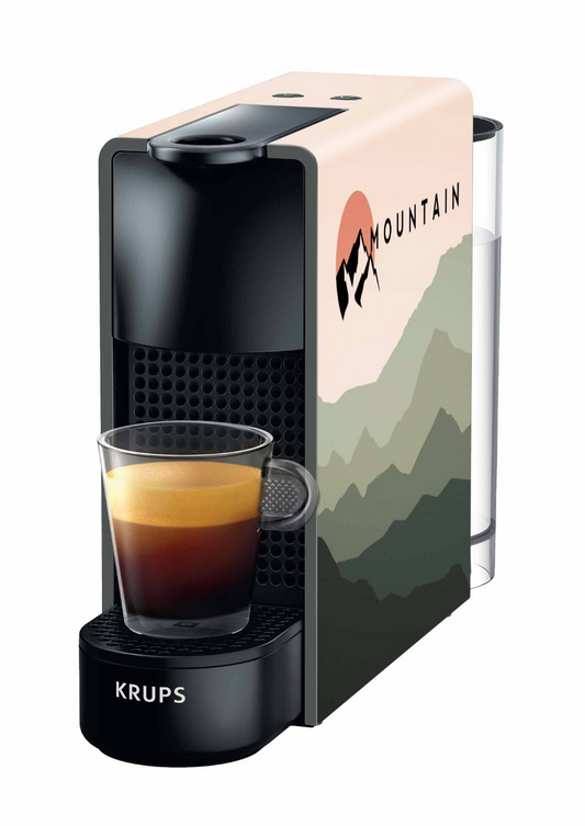 Custom Branded Nespresso Krups Essenza Mini Coffee Machine Black and White London