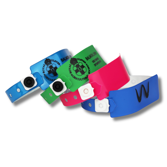 Printed Vinyl Wristbands Black and White London®