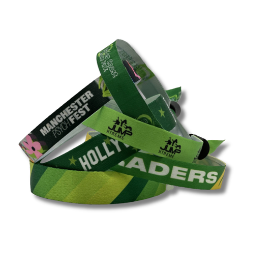 EXPRESS RPET Fabric Wristbands Black and White London®