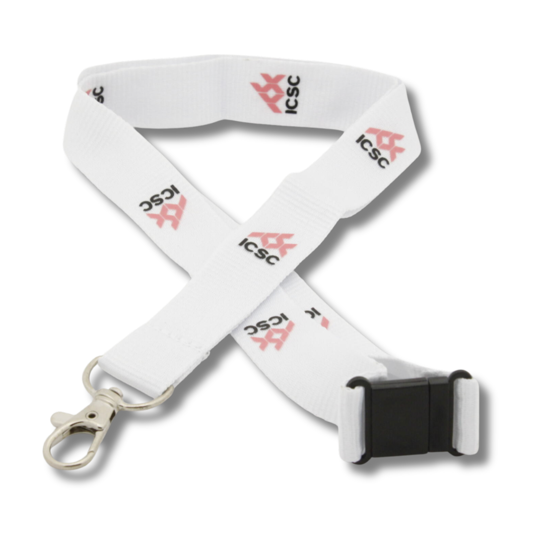 20mm Bamboo Lanyards Black and White London®