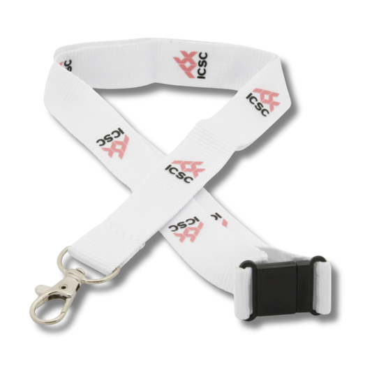 20mm Bamboo Lanyards Black and White London®