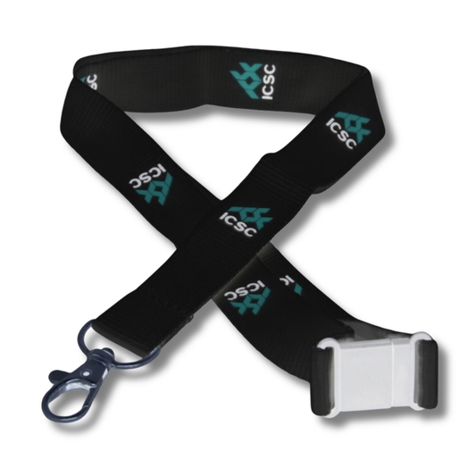 15mm Bamboo Lanyards Black and White London®