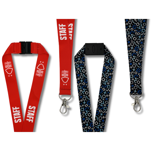 EXPRESS 15mm RPET Lanyards Black and White London®