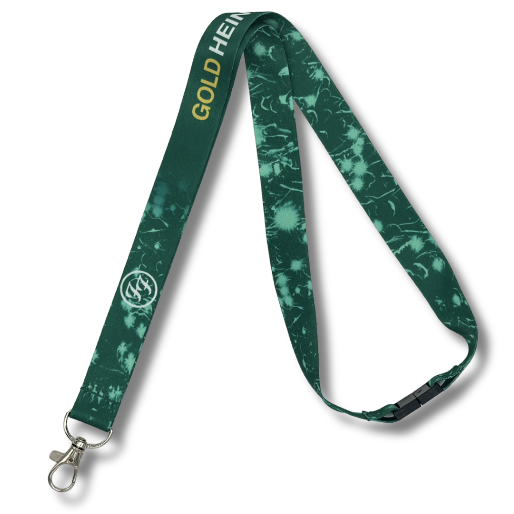 15mm Sublimated Lanyards Black and White London®