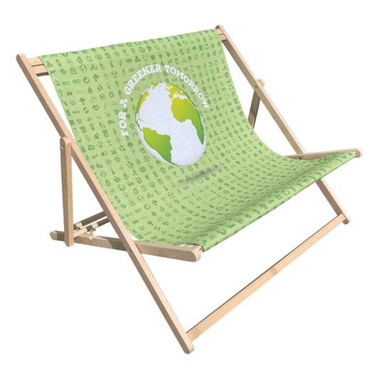 Eco Oversize Custom Deck Chair Deck Chairs Black and White London®