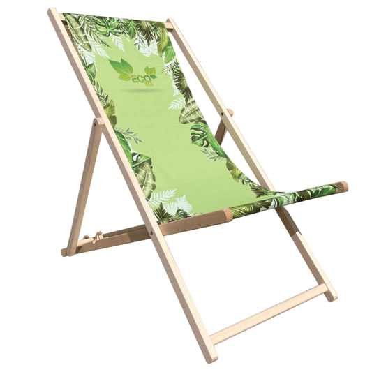 Eco Custom Deck Chair Deck Chairs Black and White London®