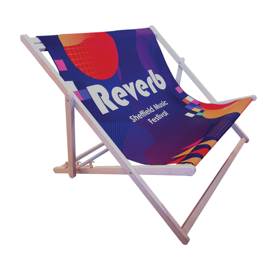 Oversize Custom Deck Chair Deck Chairs Black and White London®