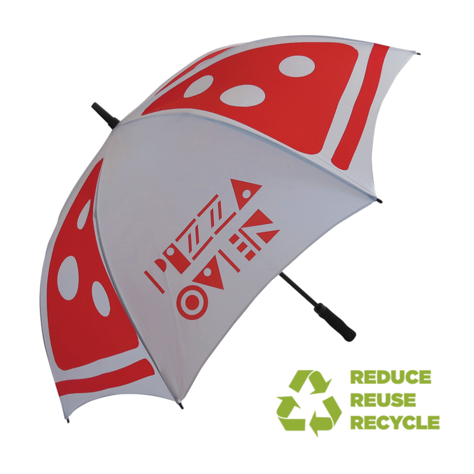 Eco Fibrestorm Automatic Golf Umbrella Eco Umbrellas Black and White London®