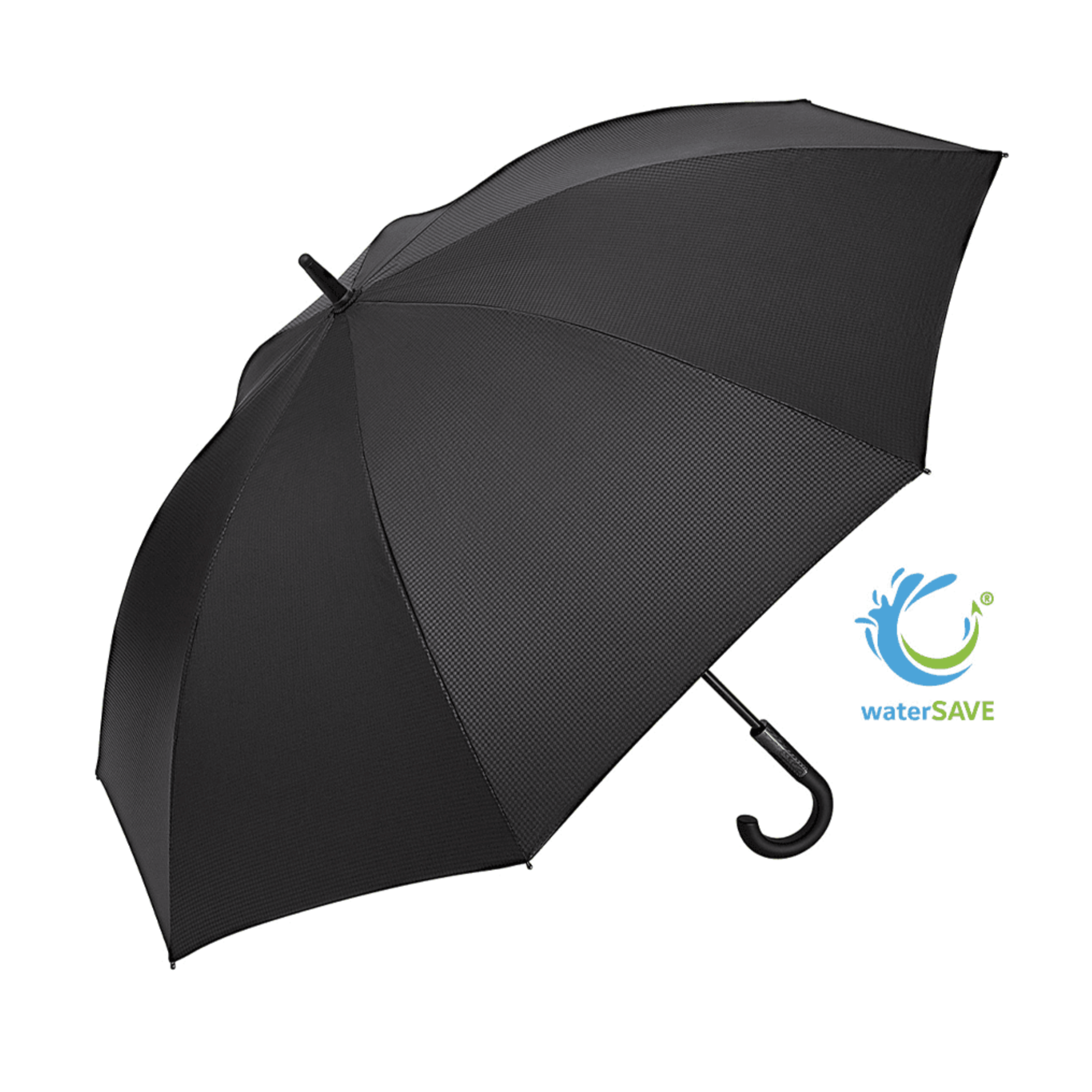 FARE Carbon Style Automatic Golf Eco Umbrellas Black and White London®