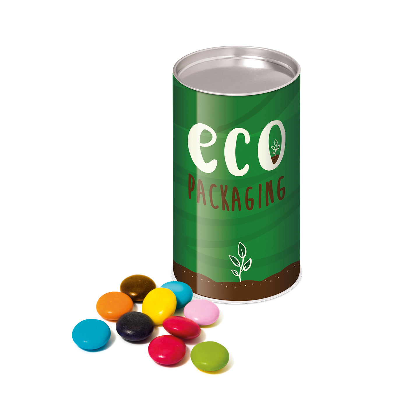 Eco Range - Small Snack Tube - Beanies Black and White London