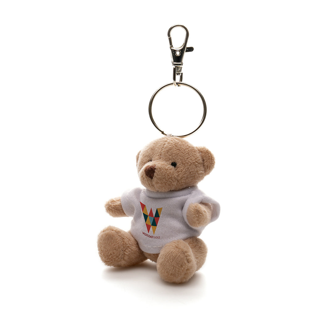 Teddy Keyring  Black and White London