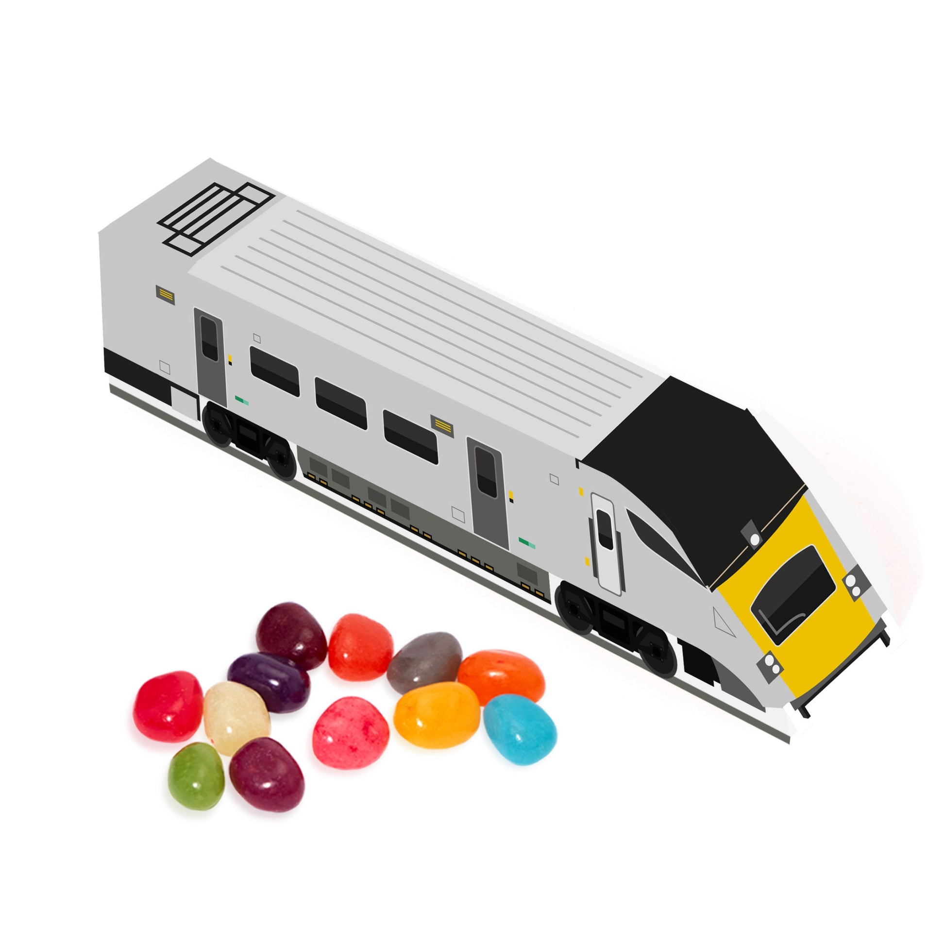 Eco Range - Eco Train Box - Jelly Bean Factory® Black and White London