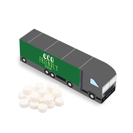 Eco Range - Eco Truck Box - Midi Mints Black and White London