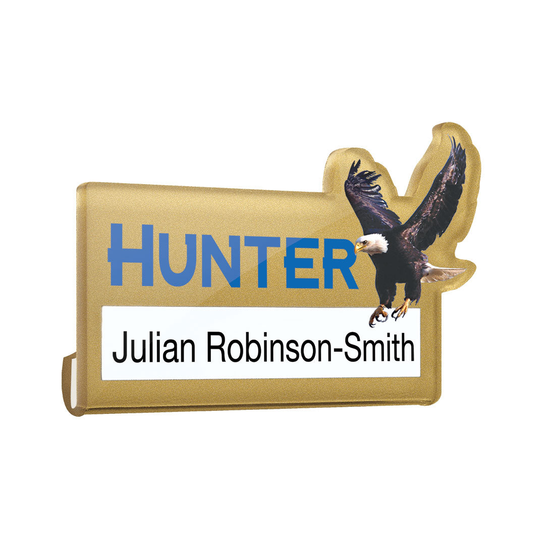 Reusable Acrylic Window Badges Badges Black and White London