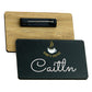 Reusable Bamboo Blackboard Name Badges Badges Black and White London