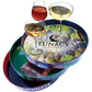 Round Tray Raised Edge (32cm) Plastic Trays Black and White London