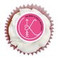 Frosted Cupcakes with Printed Iced Topper  Black and White London