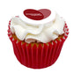 Frosted Cupcakes with Printed Iced Topper  Black and White London