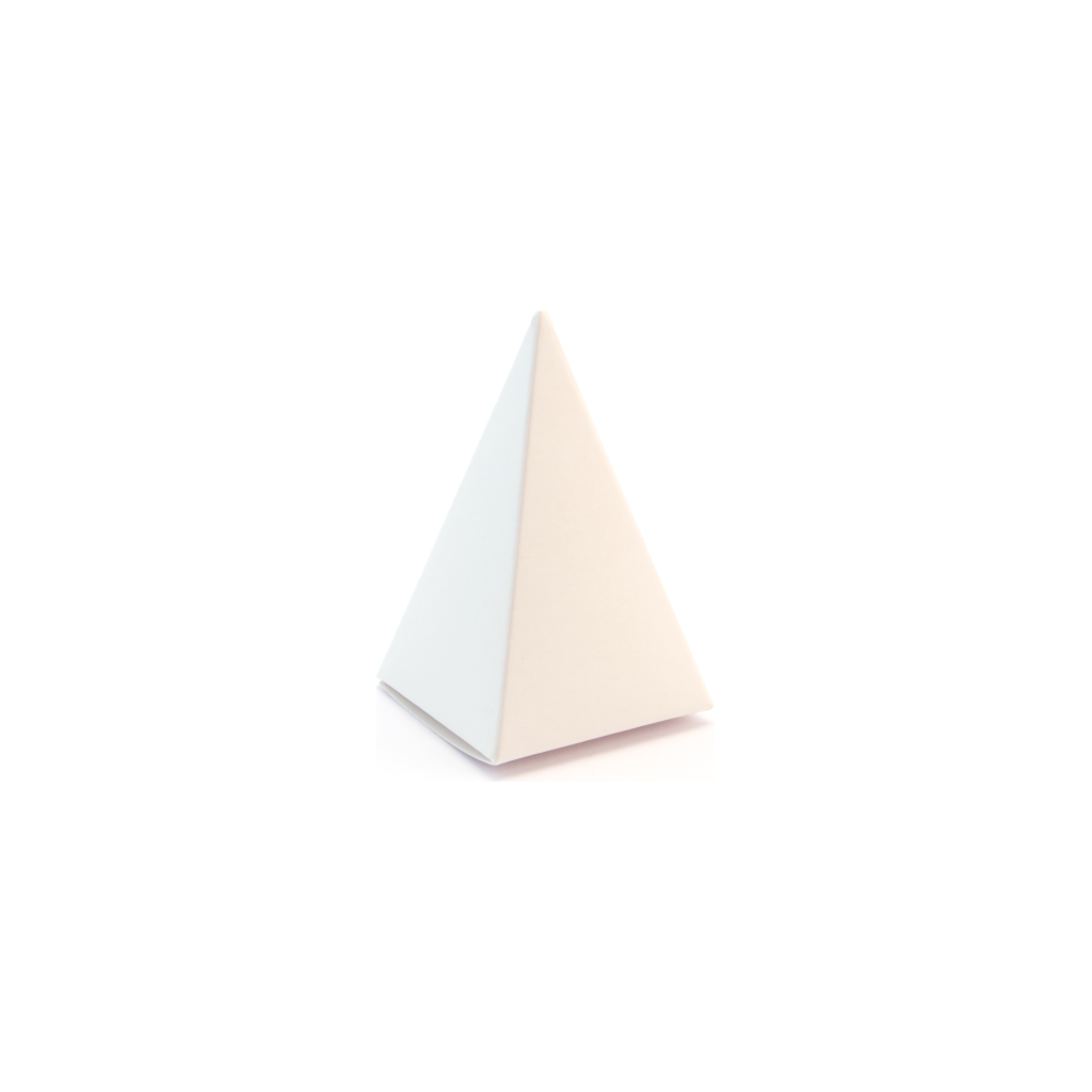 Easter  Eco Pyramid Box with Mallow Mountain with Speckled Egg    