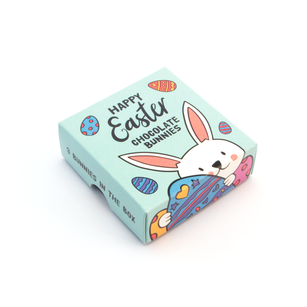 Easter Eco Treat Box with Chocolate Bunnies    