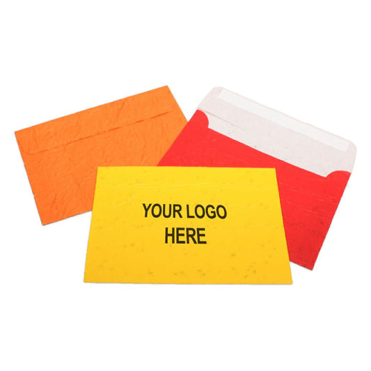 Seed Paper Custom Envelopes  Black and White London